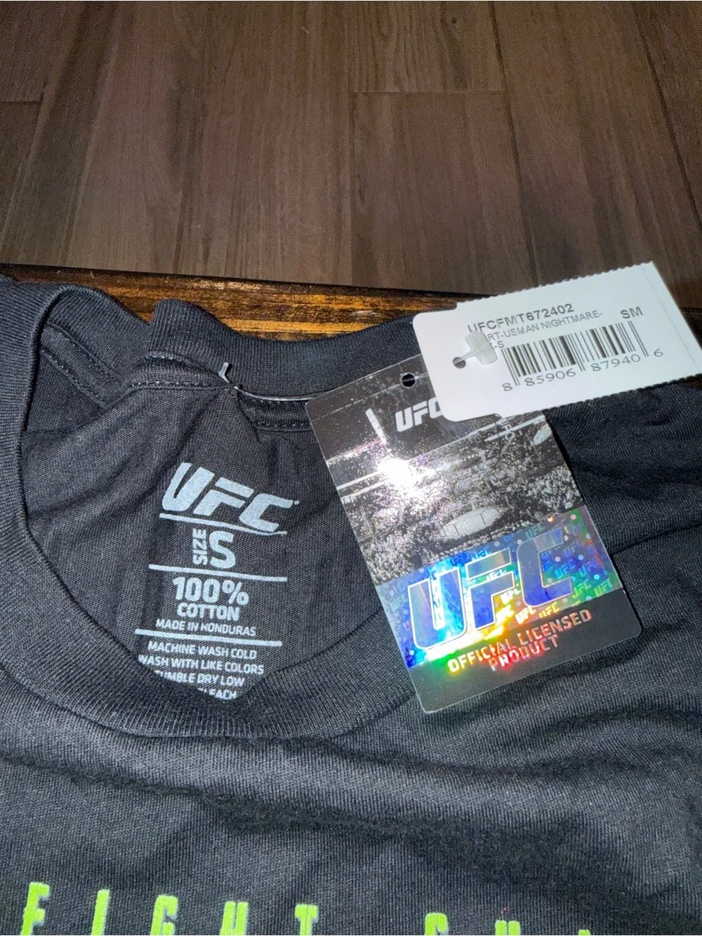 UFC Official Kamaru Usman UFC Fight Night Cotton graphic T-Shirt